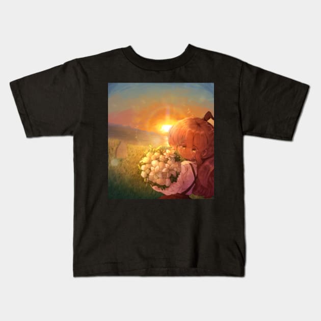 bouquet Kids T-Shirt by voluorem